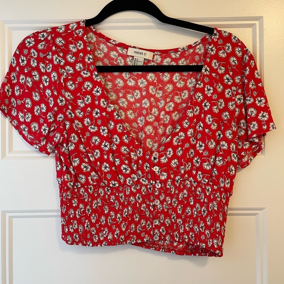 Floral crop top - Picture 4 of 4